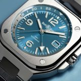 Bell & Ross BR05 Sky Blue – Full Set (Rubber Strap & Deployment Clasp) - Image 5